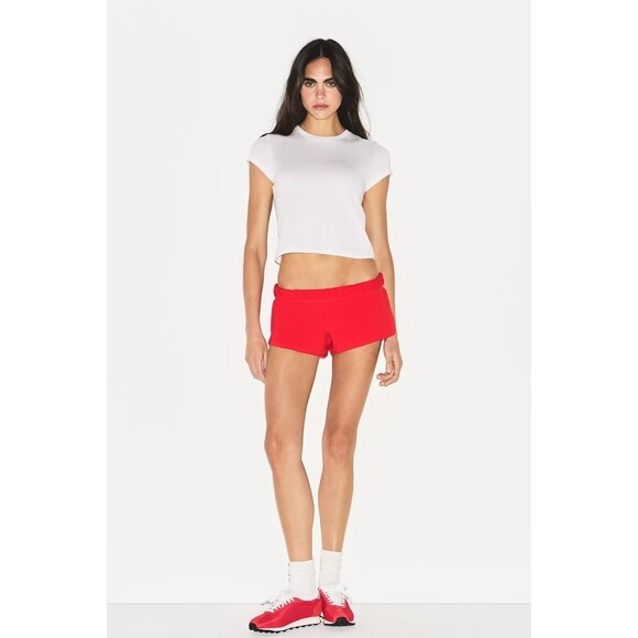 Skims cotton jersey classic short Ruby - Picture 3 of 9